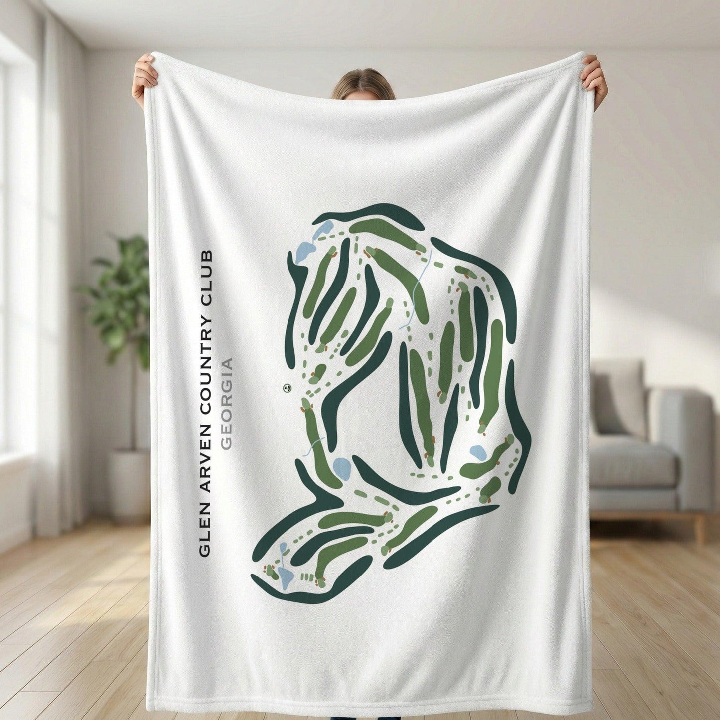 Glen Arven Country Club, Georgia - Printed Golf Course