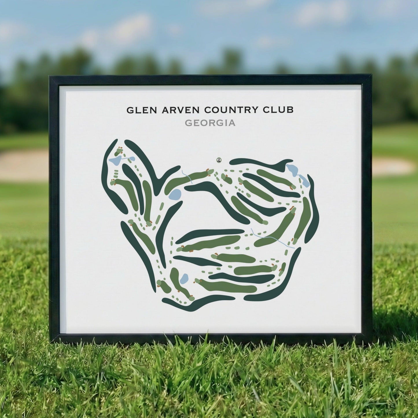 Glen Arven Country Club, Georgia - Printed Golf Course