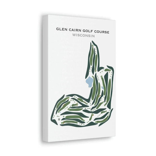Glen Cairn Golf Course, Wisconsin - Printed Golf Courses