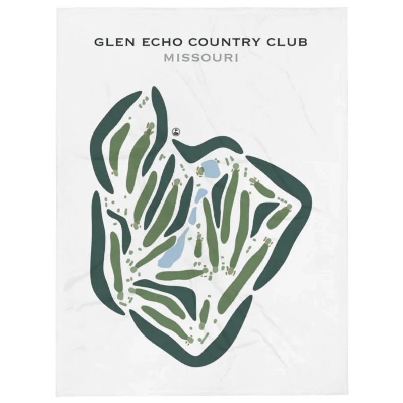 Glen Echo Country Club, Missouri - Printed Golf Courses