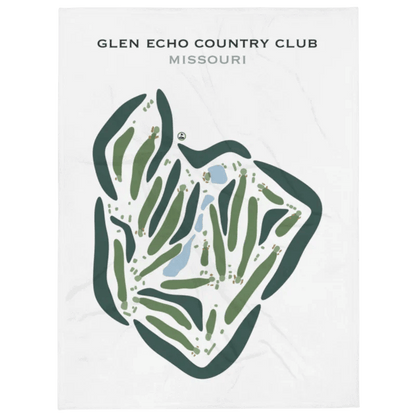 Glen Echo Country Club, Missouri - Printed Golf Courses