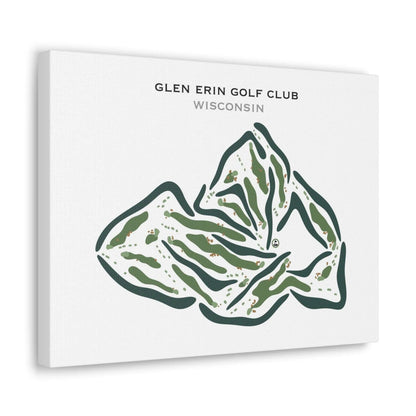 Glen Erin Golf Club, Wisconsin - Printed Golf Courses