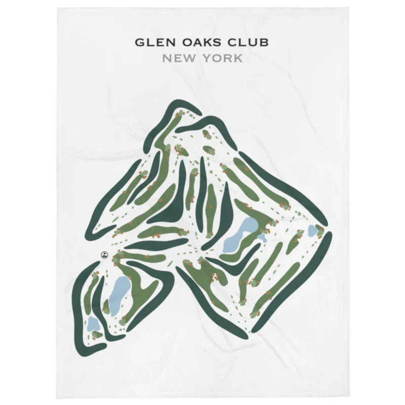 Glen Oaks Club, New York - Printed Golf Course