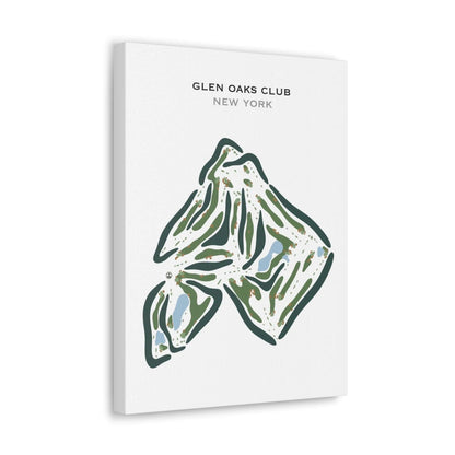 Glen Oaks Club, New York - Printed Golf Course