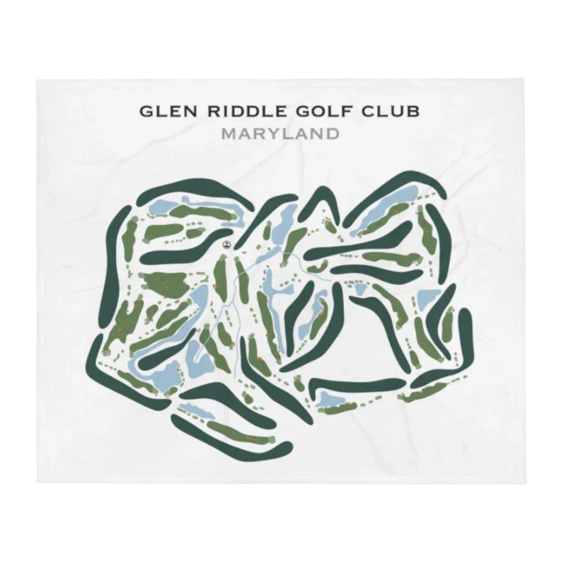 Glen Riddle Golf Club, Maryland - Printed Golf Courses