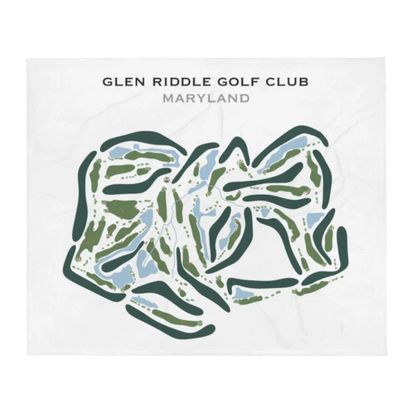Glen Riddle Golf Club, Maryland - Printed Golf Courses