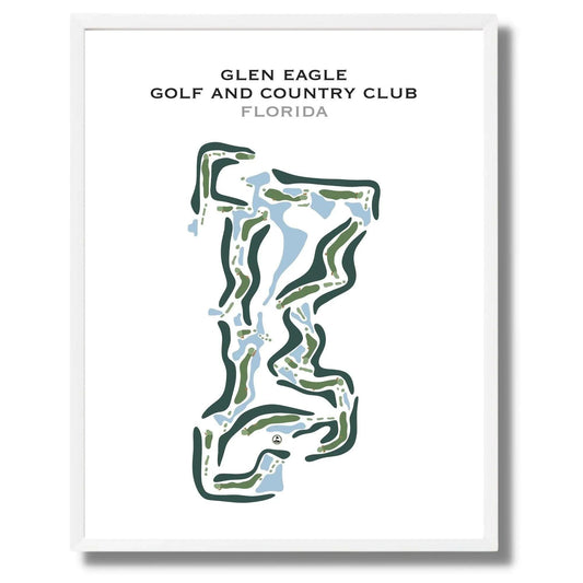 Glen Eagle Golf & Country Club, Florida - Printed Golf Course