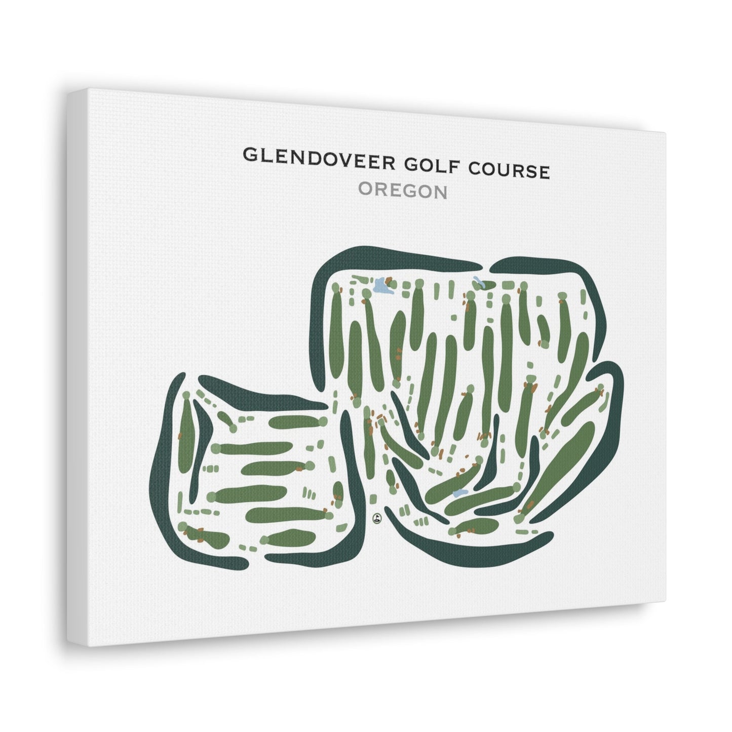 Glendoveer Golf Course, Oregon - Printed Golf Courses