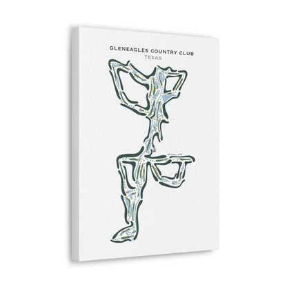 Gleneagles Country Club, Texas - Printed Golf Courses