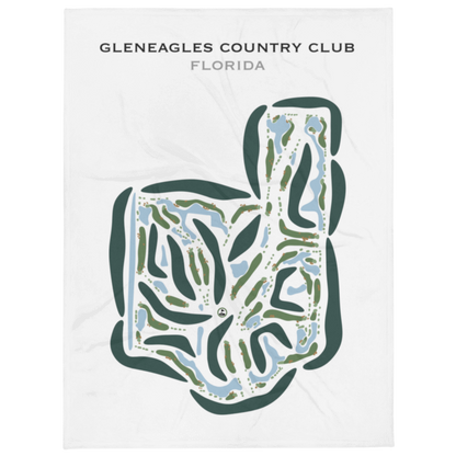 Gleneagles Country Club, Florida - Printed Golf Courses