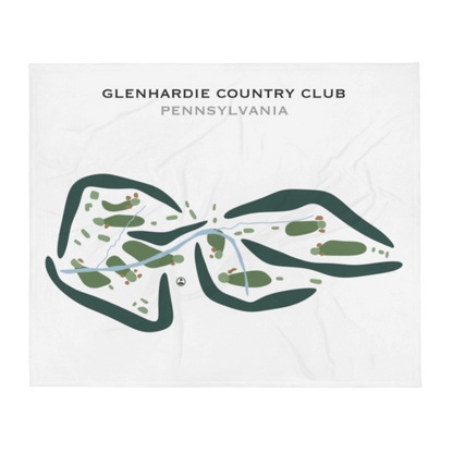 Glenhardie Country Club, Pennsylvania - Printed Golf Courses