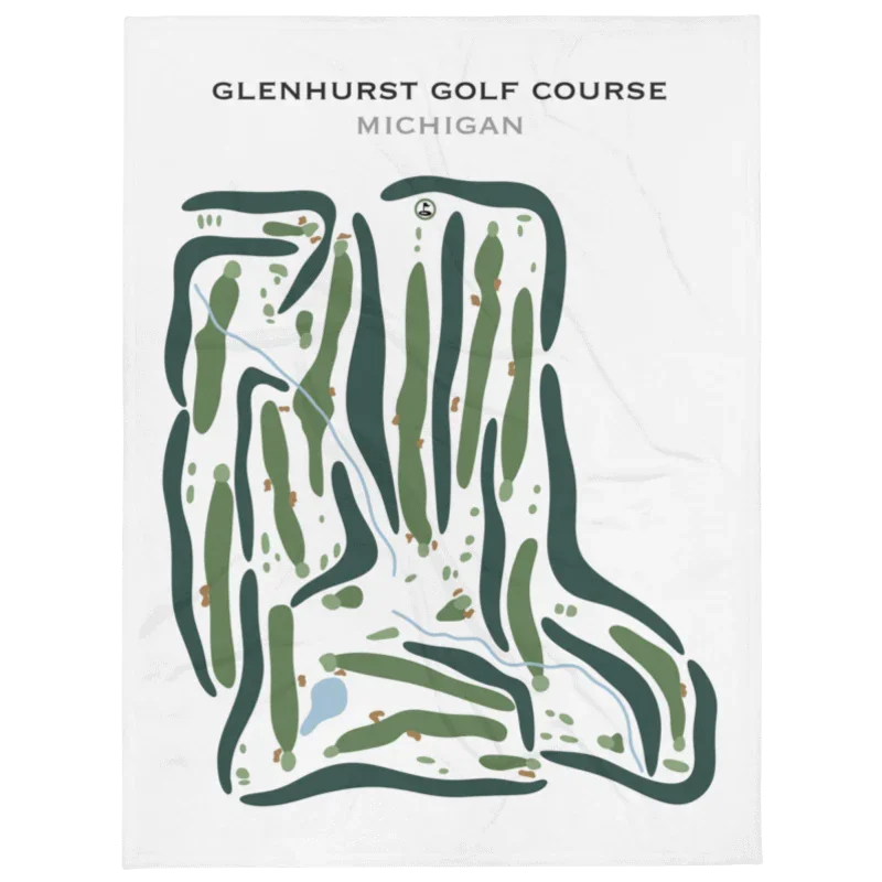 Glenhurst Golf Course, Michigan - Printed Golf Course