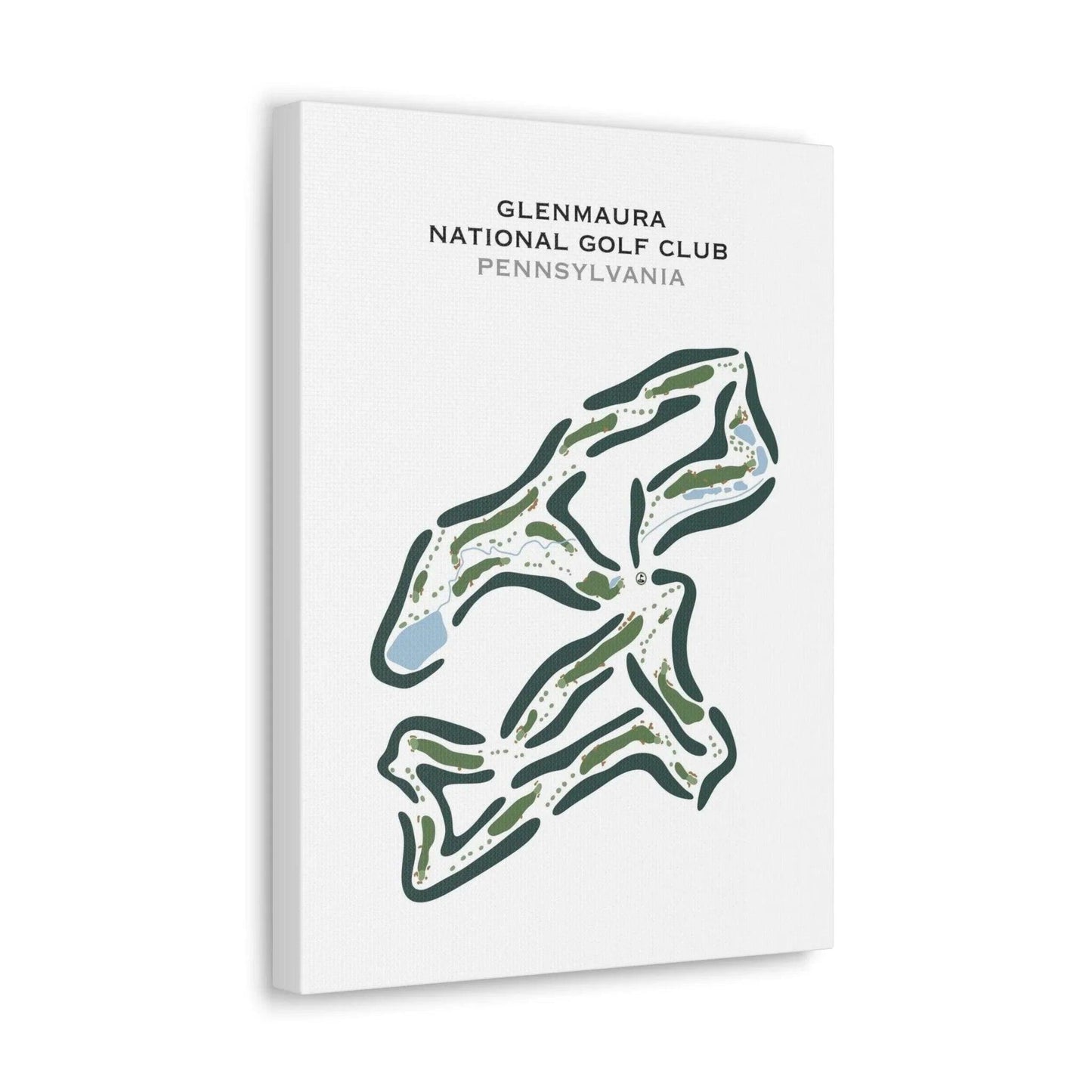 Glenmaura National Golf Club, Pennsylvania - Printed Golf Course