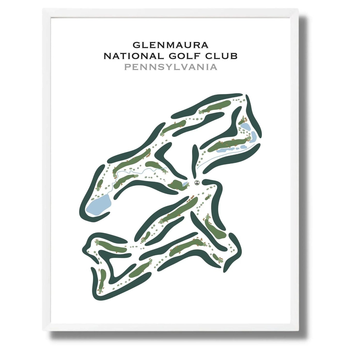 Glenmaura National Golf Club, Pennsylvania - Printed Golf Course