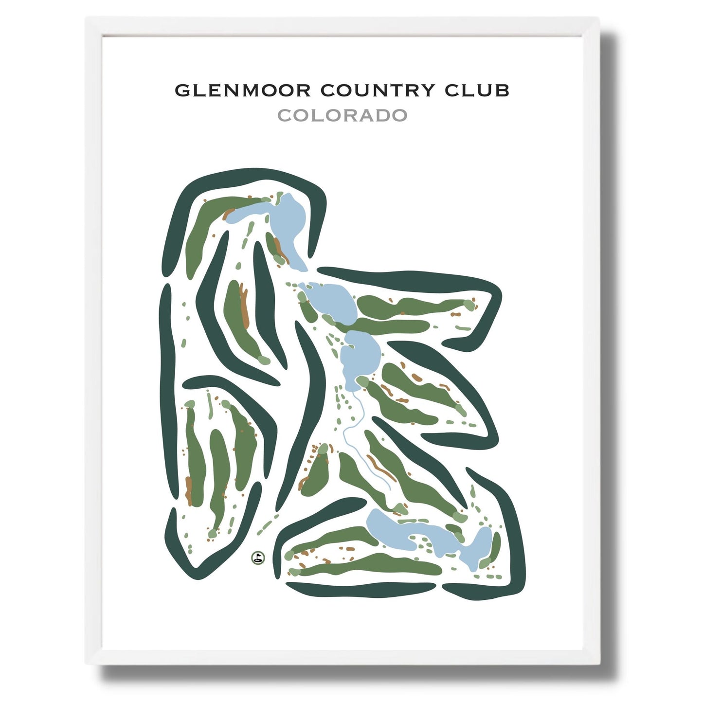 Glenmoor Country Club, Colorado - Printed Golf Courses