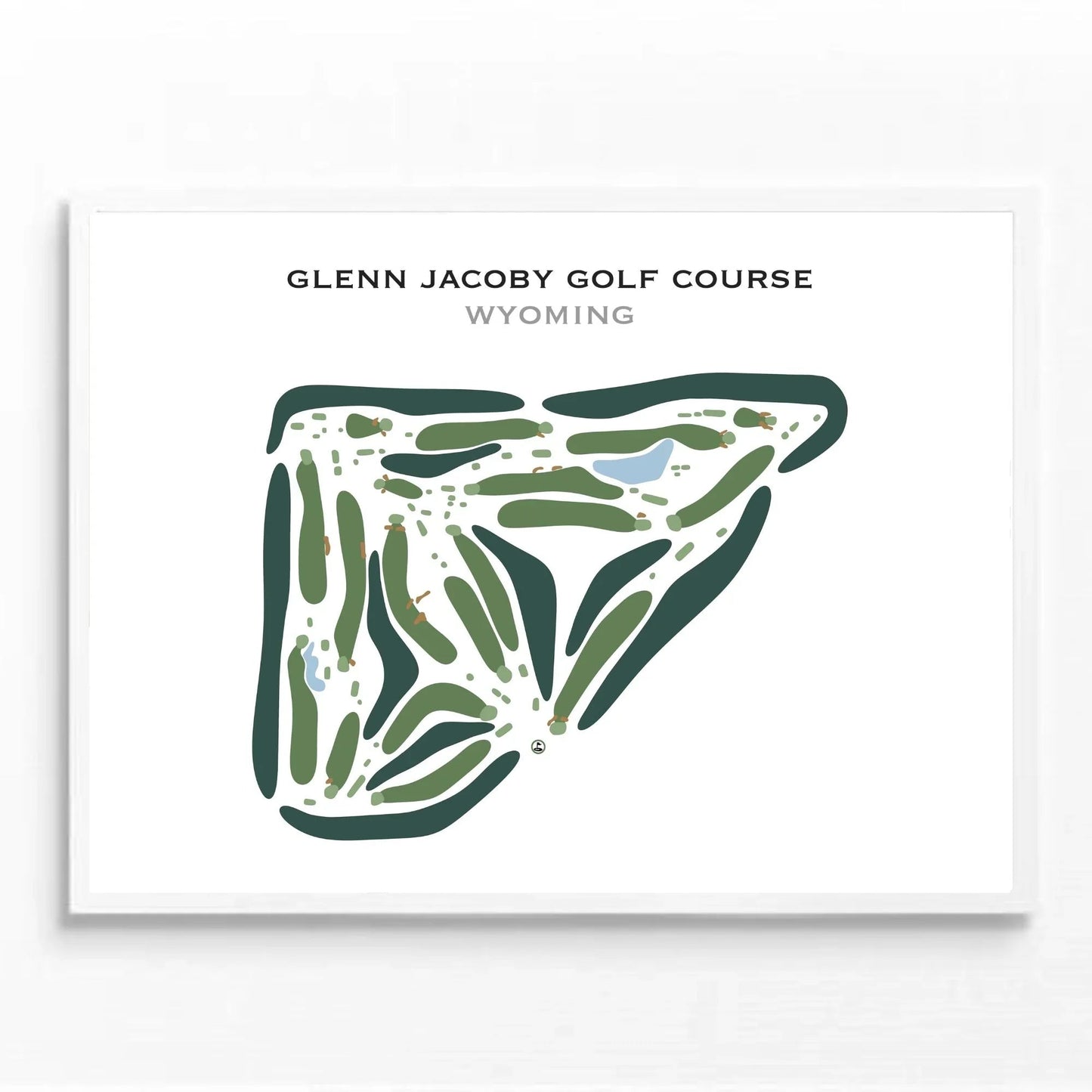 Glenn Jacoby Golf Course, Wyoming - Printed Golf Courses