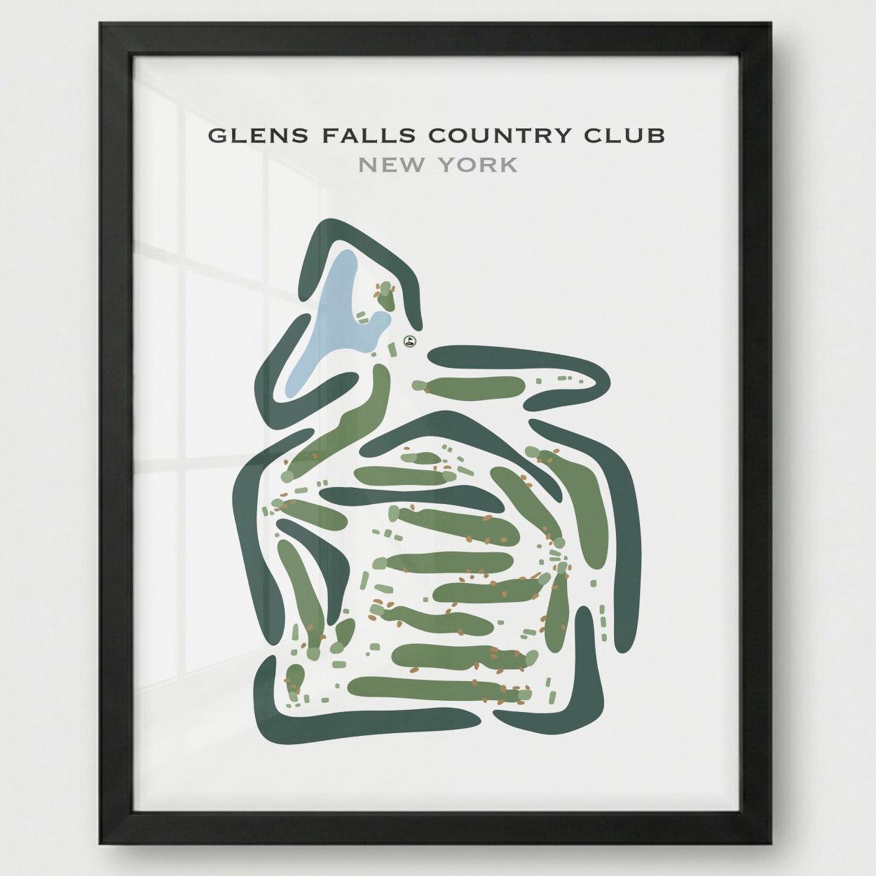 Glens Falls Country Club, New York - Printed Golf Courses