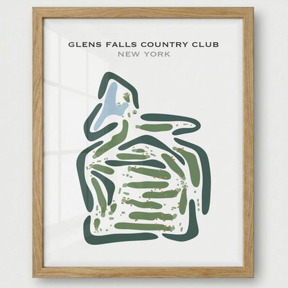 Glens Falls Country Club, New York - Printed Golf Courses