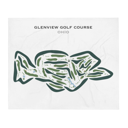 Glenview Golf Course, Ohio - Printed Golf Courses