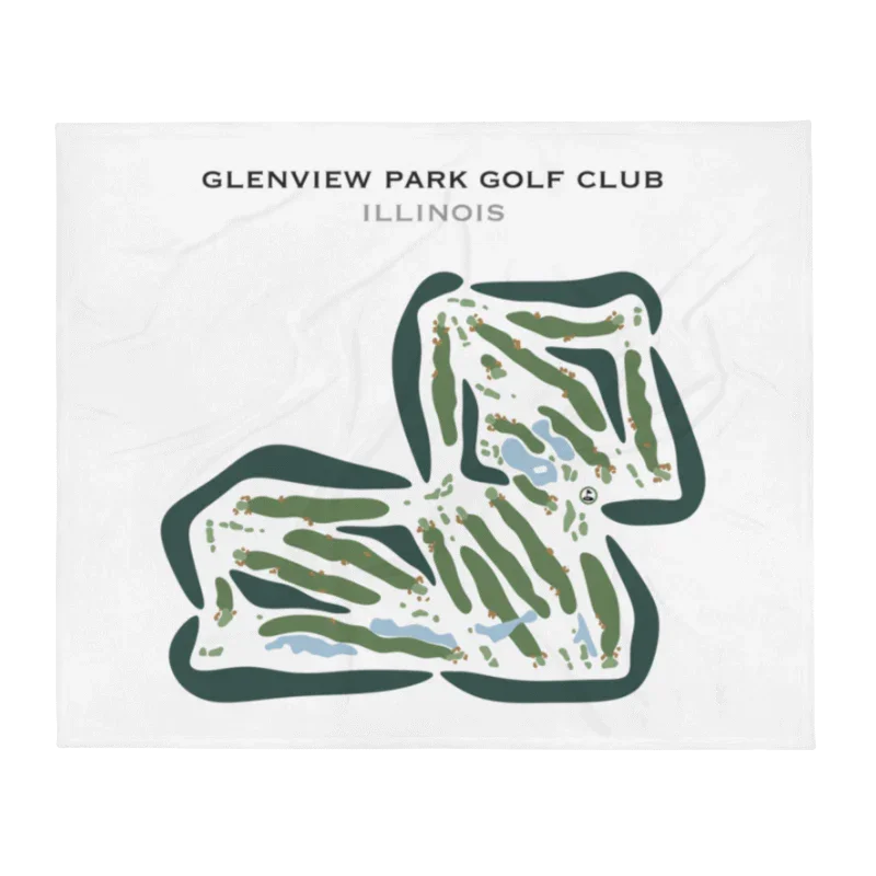 Glenview Park Golf Club, Illinois - Printed Golf Courses