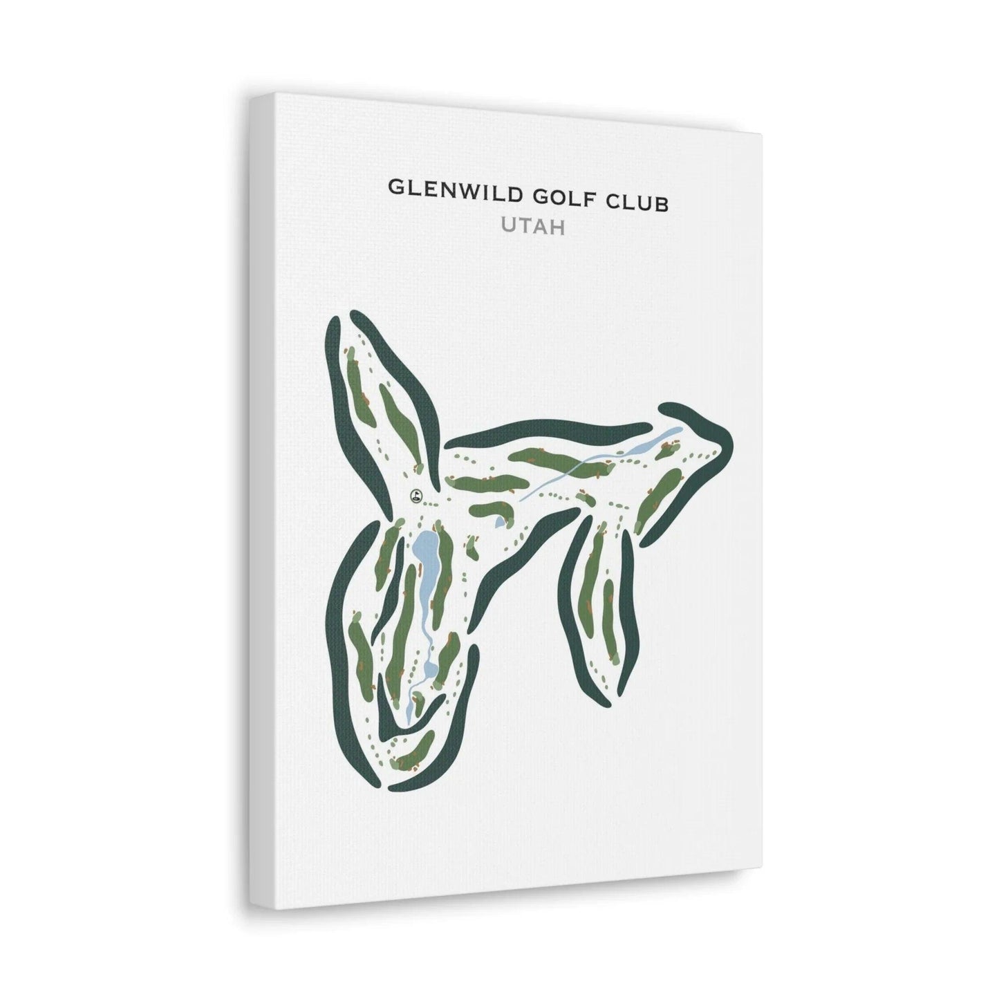 Glenwild Golf Club, Park City Utah - Printed Golf Courses