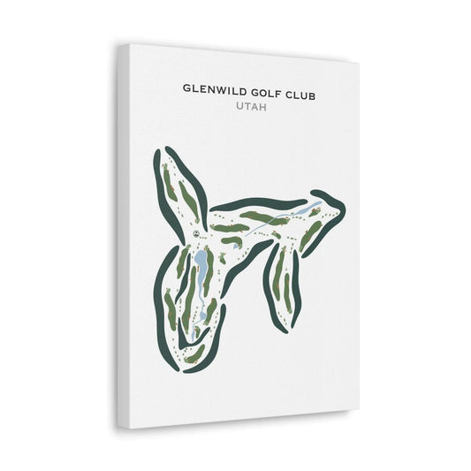 Glenwild Golf Club, Park City Utah - Printed Golf Courses