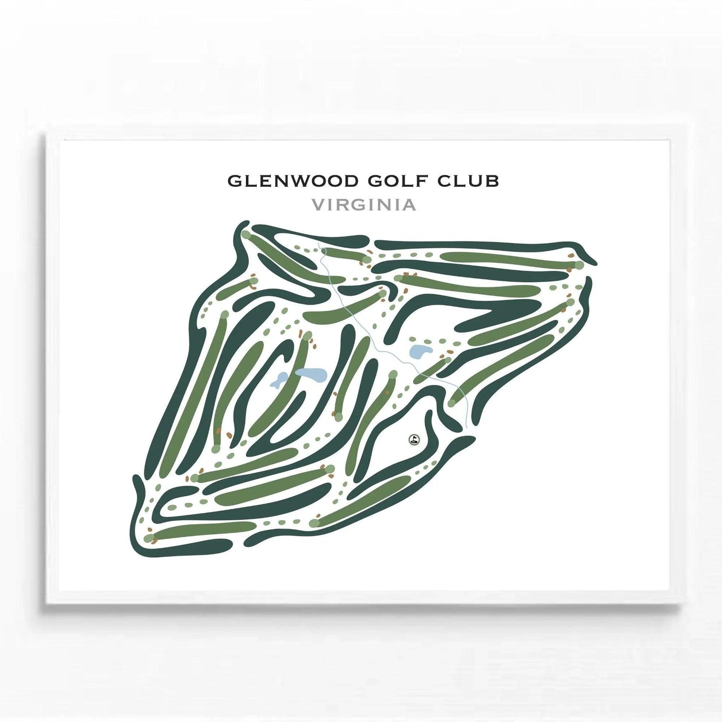 Glenwood Golf Club, Virginia - Printed Golf Courses