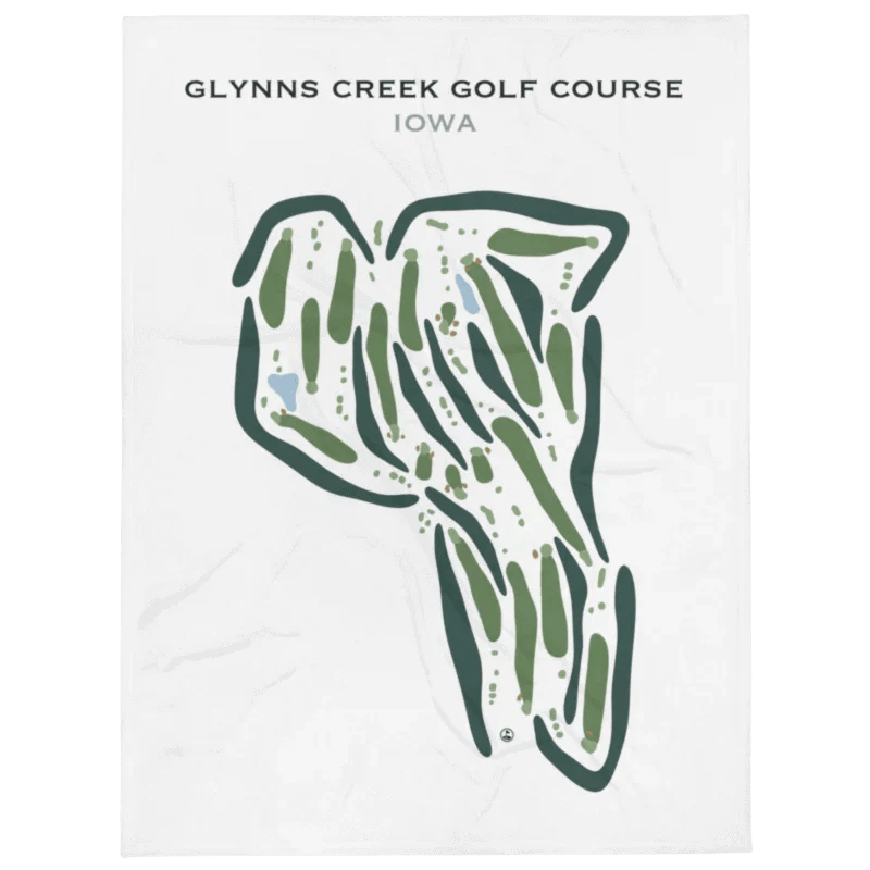 Glynns Creek Golf Course, Iowa - Printed Golf Courses