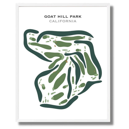 Goat Hill Park, California - Printed Golf Courses