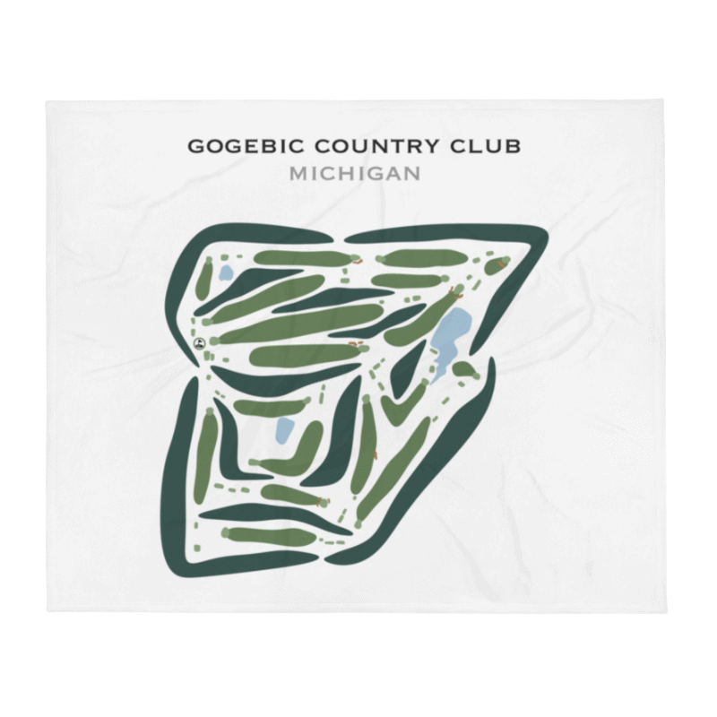 Gogebic Country Club, Michigan - Printed Golf Courses