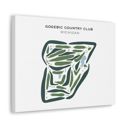 Gogebic Country Club, Michigan - Printed Golf Courses