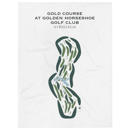 The Gold Course at Golden Horseshoe Golf Club, Virginia - Printed Golf Courses
