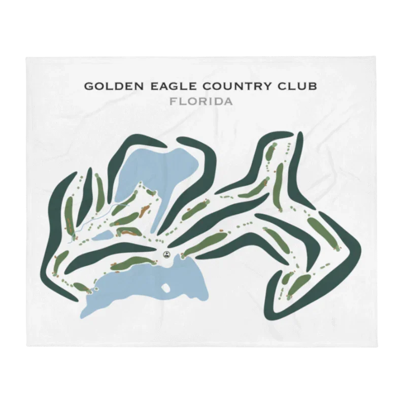 Golden Eagle Country Club, Florida - Printed Golf Courses