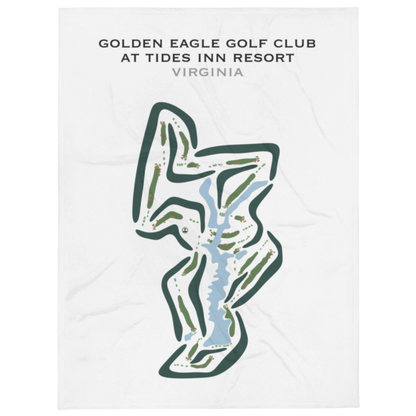 Golden Eagle Golf Course at The Tides Inn Resort, Virginia - Printed Golf Courses
