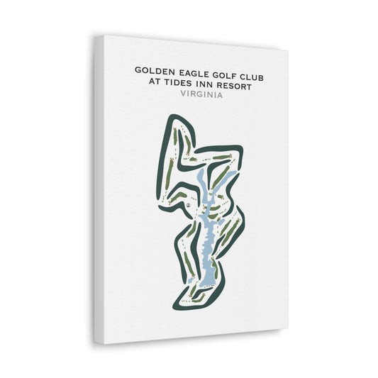 Golden Eagle Golf Course at The Tides Inn Resort, Virginia - Printed Golf Courses