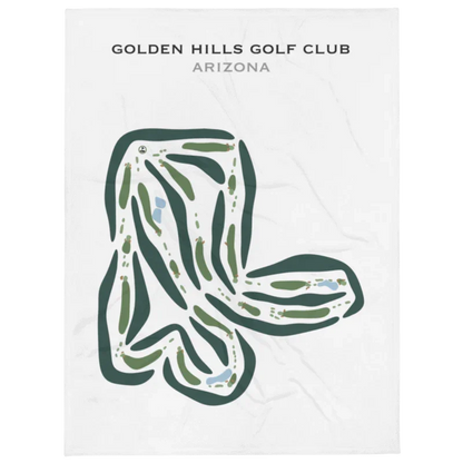 Golden Hills Golf Club, Arizona - Printed Golf Courses