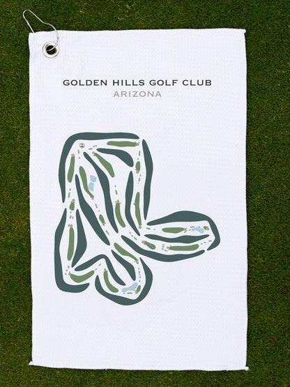 Golden Hills Golf Club, Arizona - Printed Golf Courses