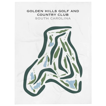 Golden Hills Golf & Country Club, South Carolina - Printed Golf Courses