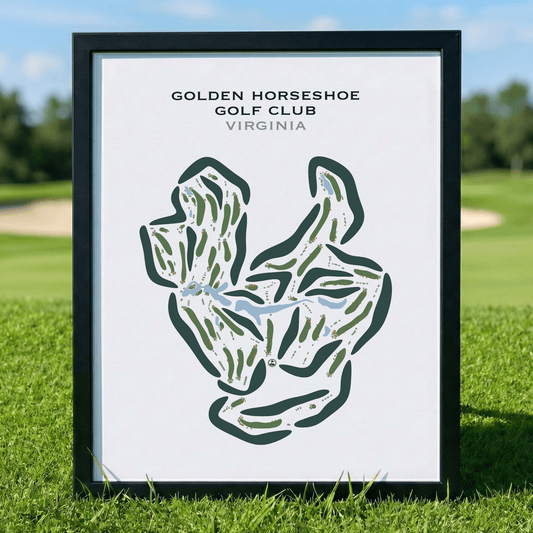 Golden Horseshoe Golf Club, Virginia - Printed Golf Courses