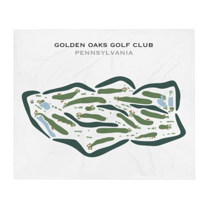 Golden Oaks Golf Club, Pennsylvania - Printed Golf Courses