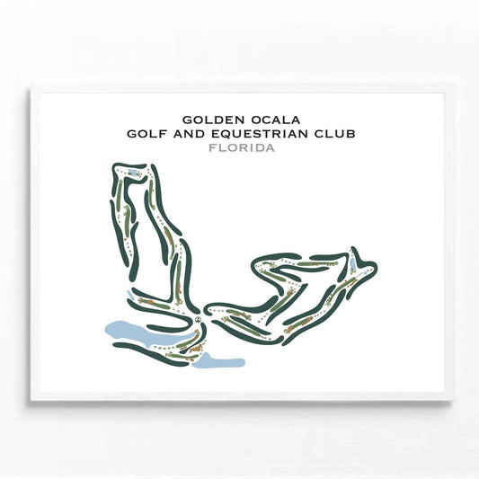 Golden Ocala Golf and Equestrian Club, Florida - Printed Golf Courses