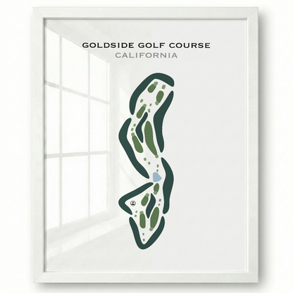 Goldside Golf Course, California - Printed Golf Courses