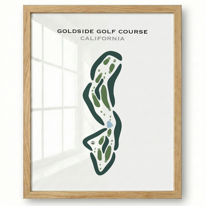 Goldside Golf Course, California - Printed Golf Courses