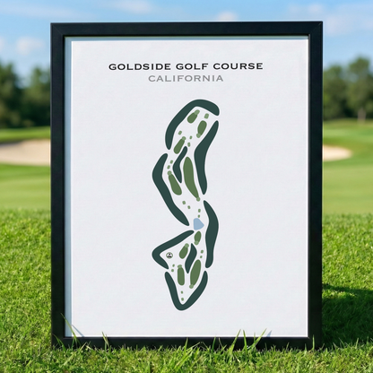 Goldside Golf Course, California - Printed Golf Courses