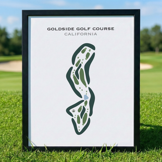 Goldside Golf Course, California - Printed Golf Courses