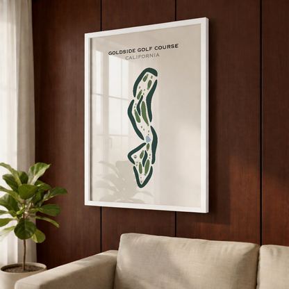 Goldside Golf Course, California - Printed Golf Courses