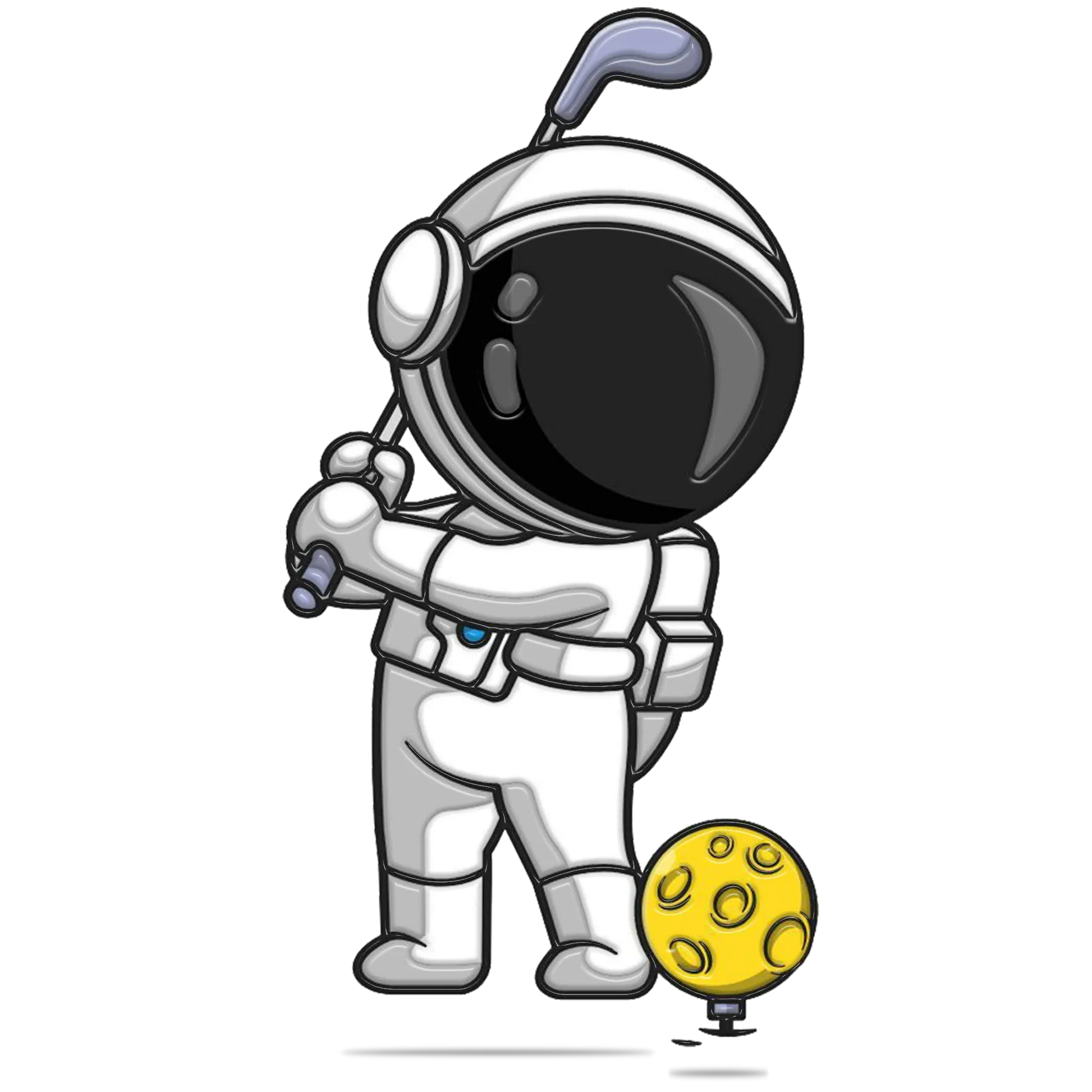 GolfAstronaut-3D - GOLF LEAGUE