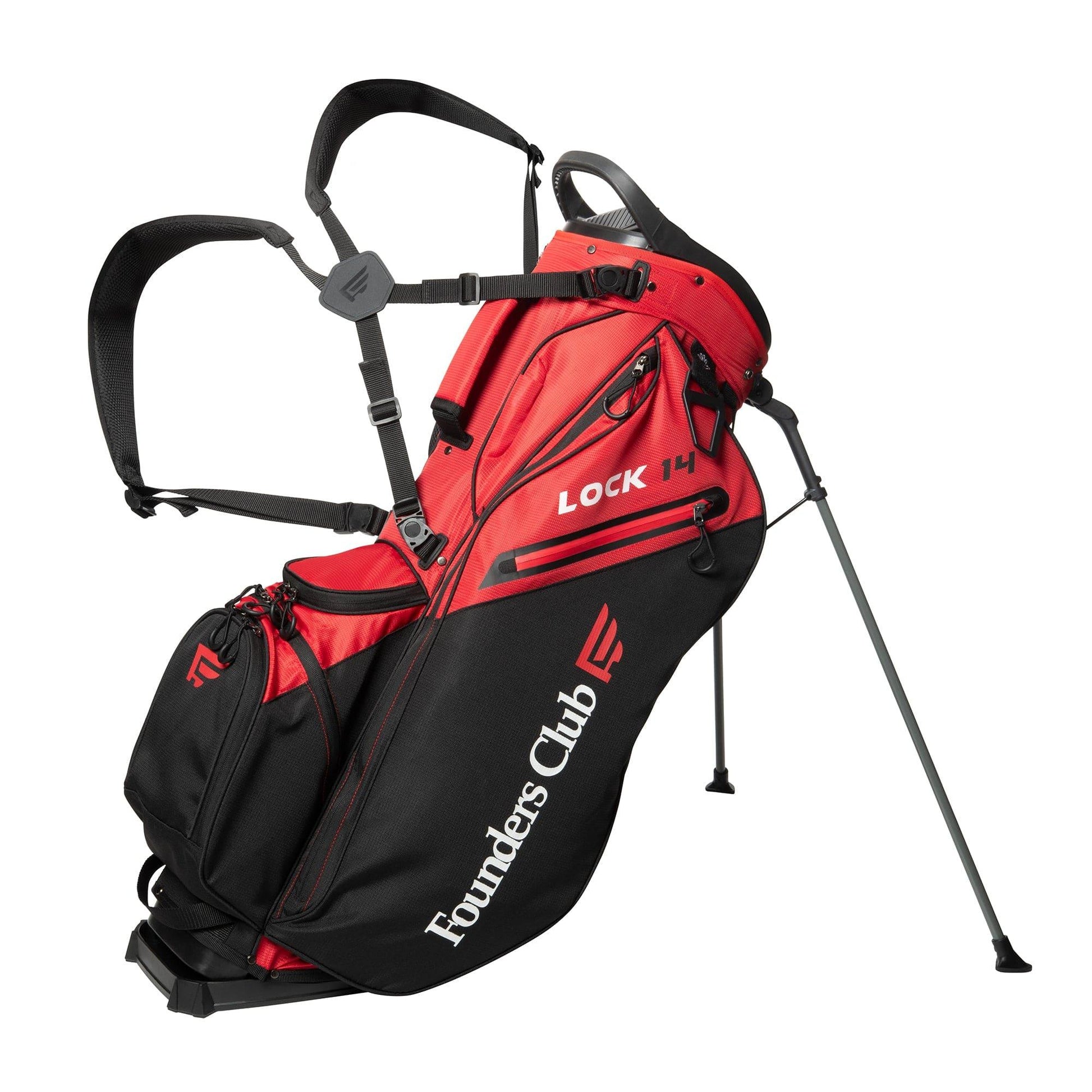 Founders Club Golf Lock 14 Stand Bag with Shaft Lock Top - GOLF LEAGUE