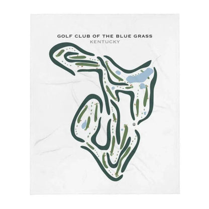 Golf Club of The Blue Grass, Kentucky - Printed Golf Courses
