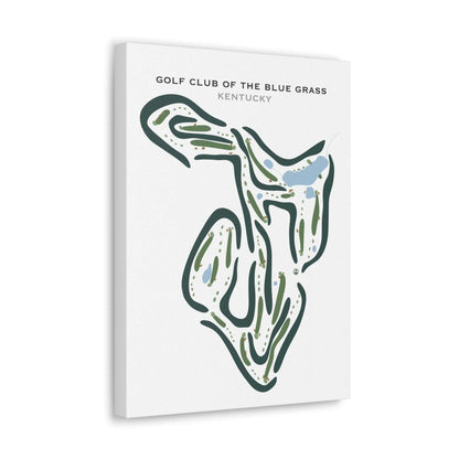 Golf Club of The Blue Grass, Kentucky - Printed Golf Courses